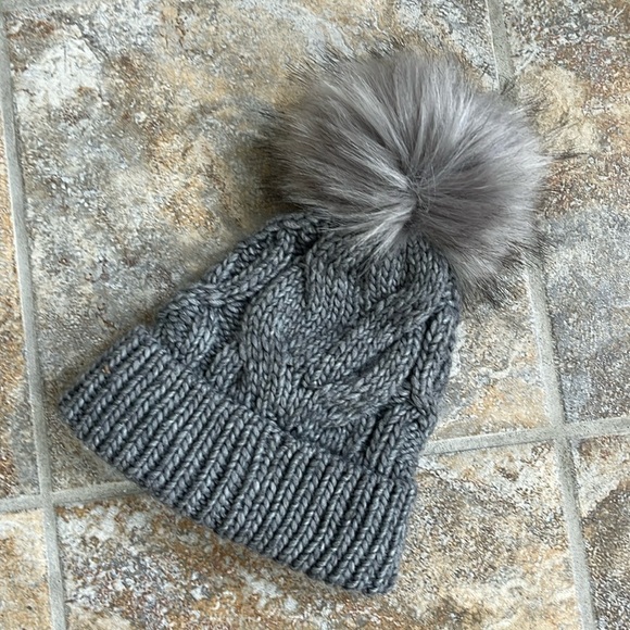 Free People Cozy Up Head Band Lining Pom Beanie NWT main image 5